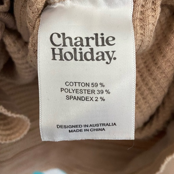 Charlie Holiday waffle knit top - Picture 5 of 5